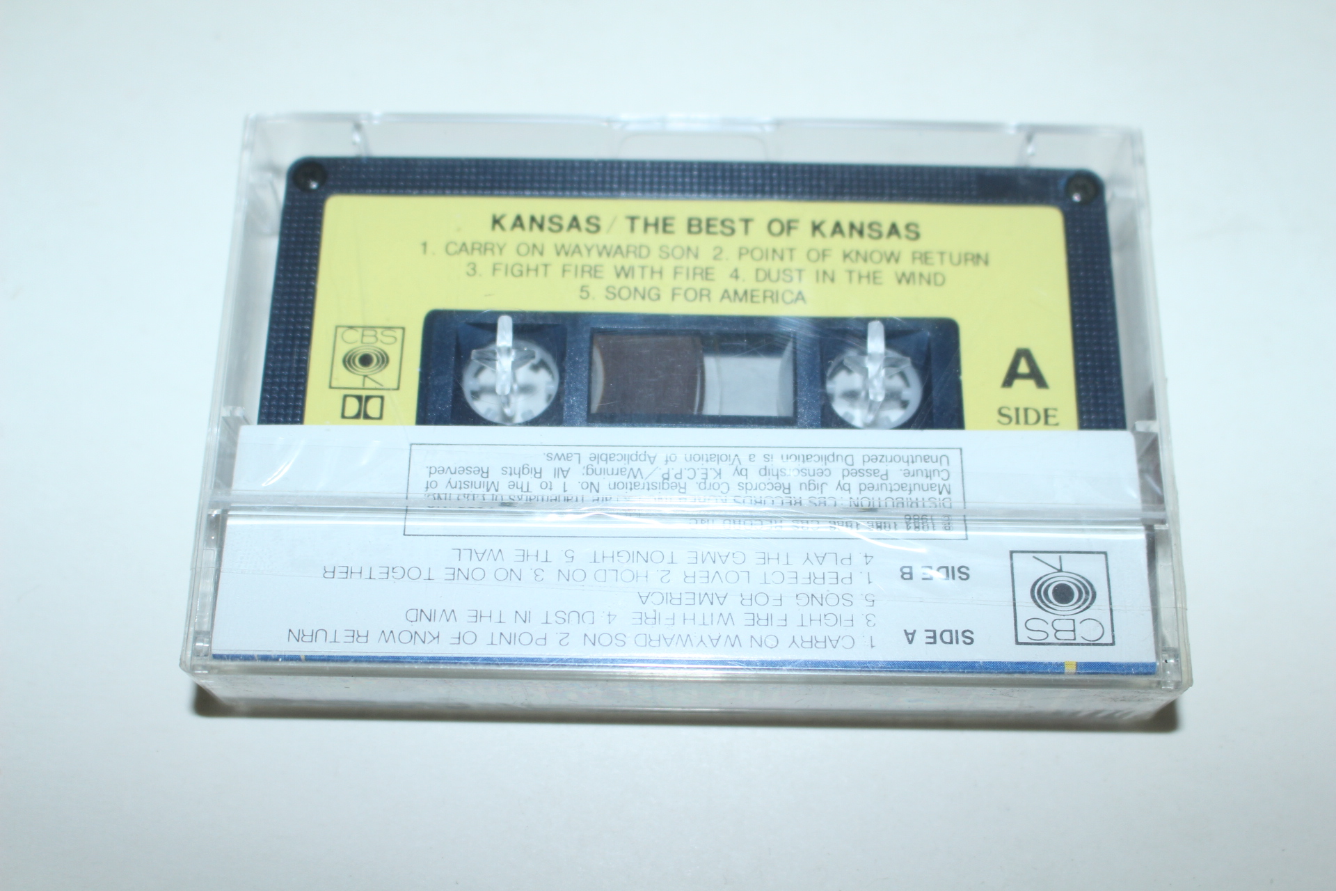 1287-미개봉 테이프 캔사스