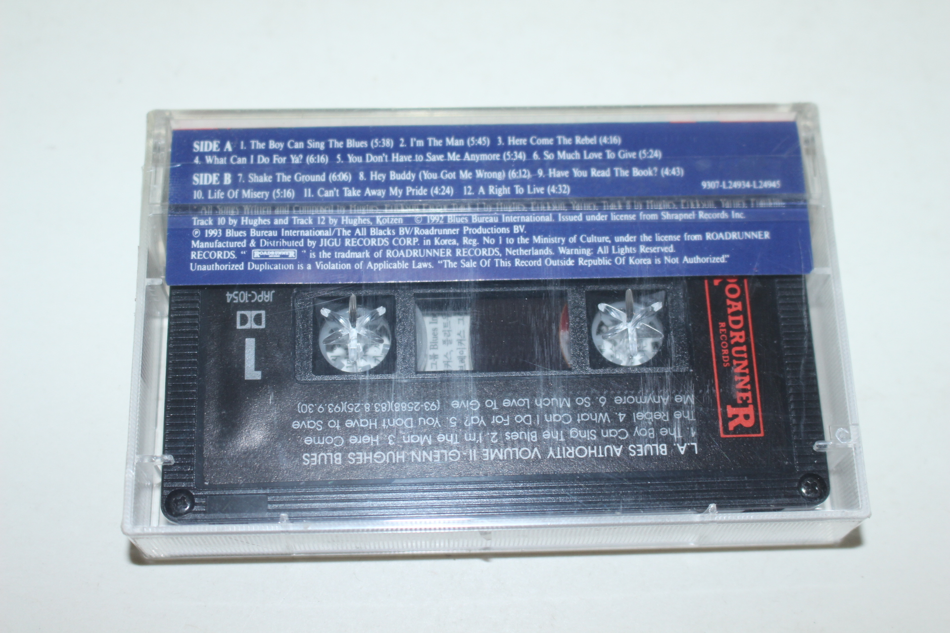 1321-미개봉 테이프 LA블루스모음 제2집