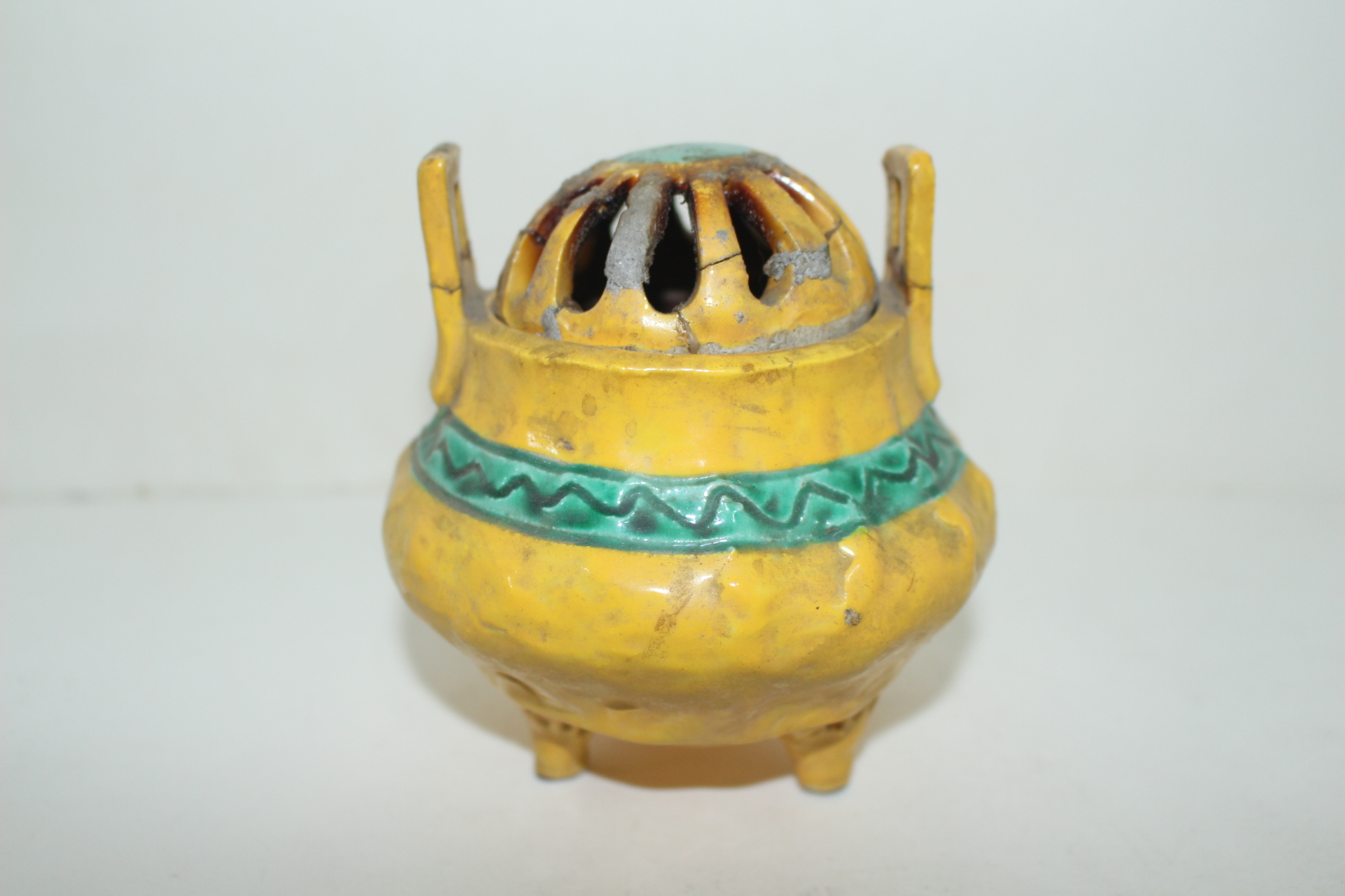 연대가좋은 황청자 삼족이귀 향로