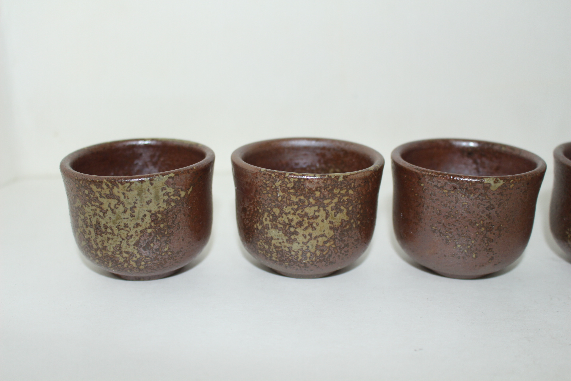 시가라끼 청자잔 5점