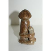 청자 도자기 춘화인물 남근조각상