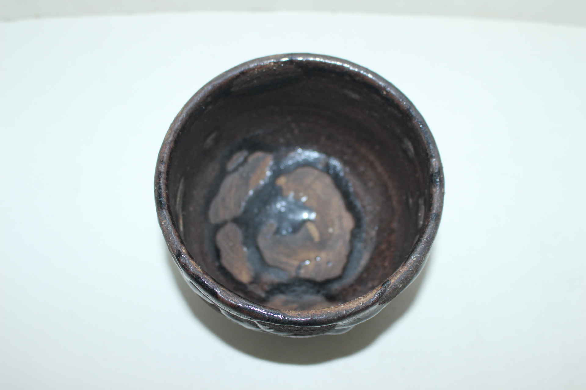 흑유청자 말찻잔
