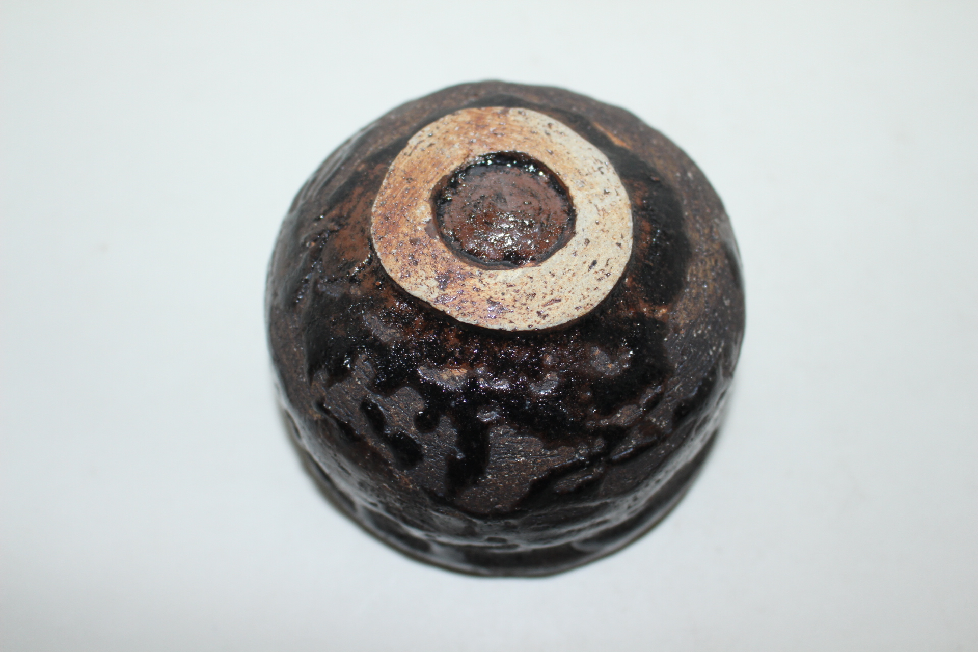 흑유청자 말찻잔