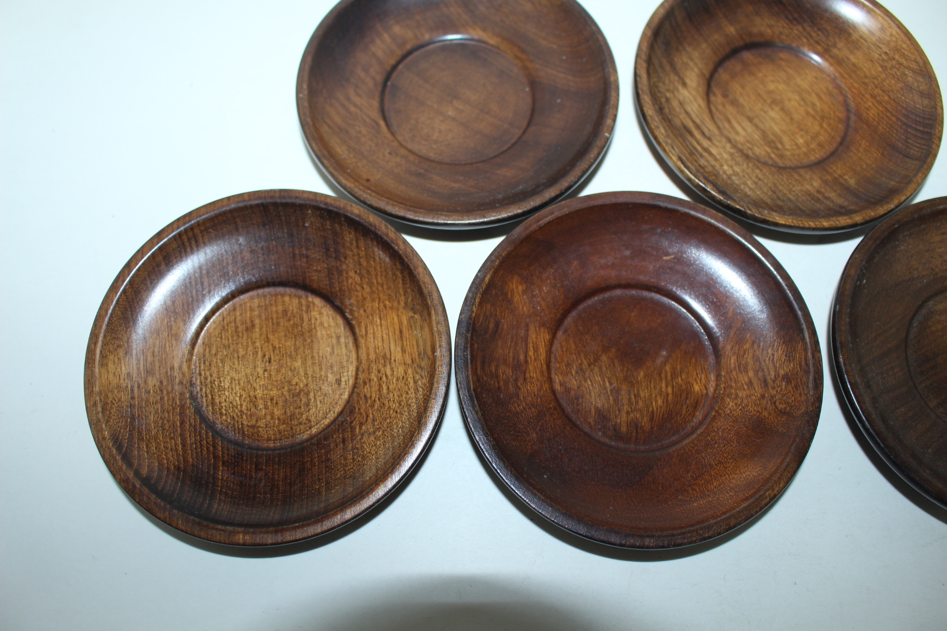 원목나무로된 차탁 5점