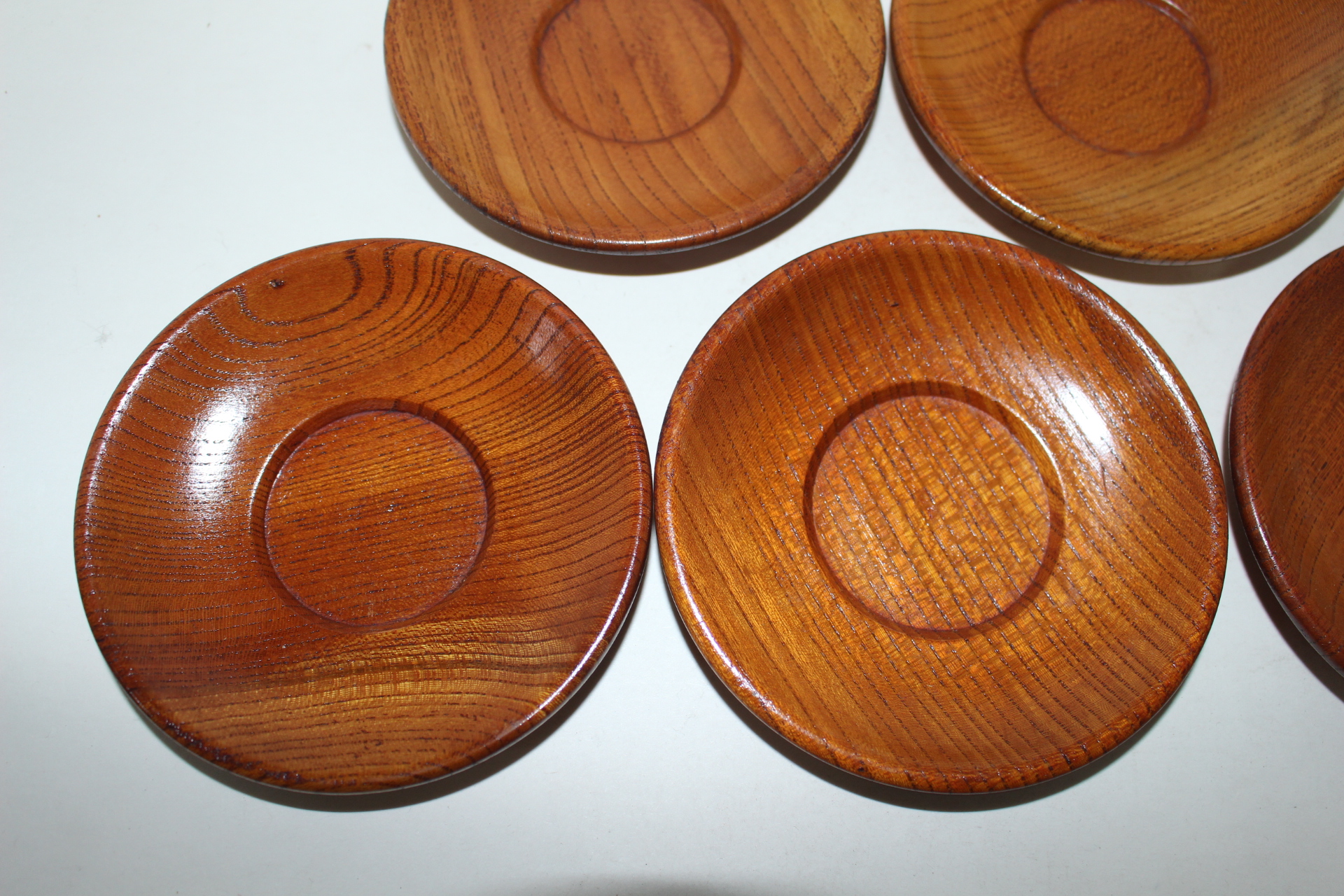 원목나무로된 차탁 5점