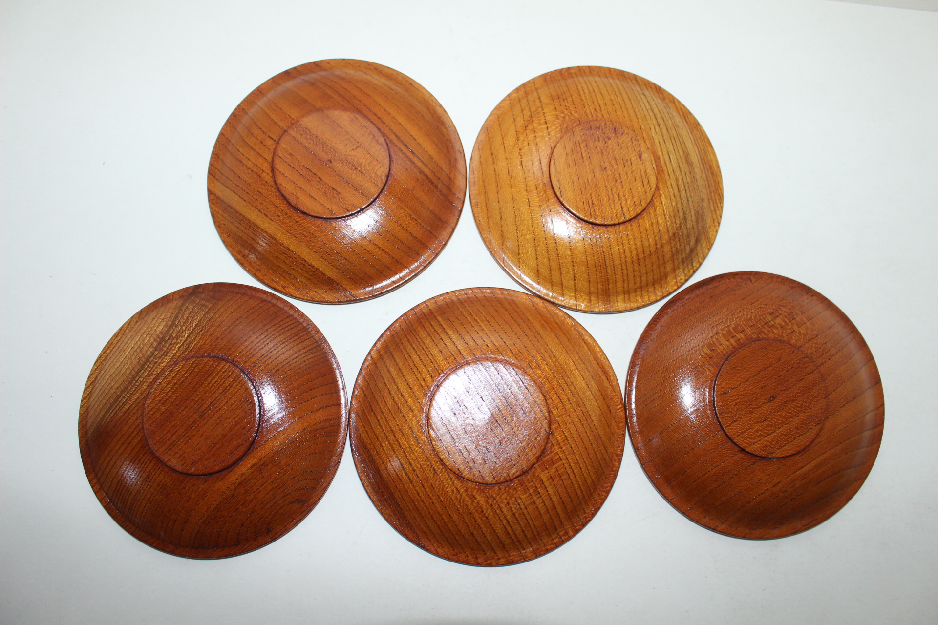 원목나무로된 차탁 5점