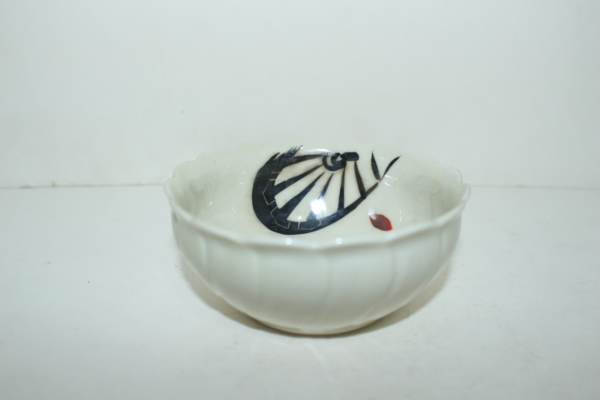 연대가좋은 분청자 철화화문 화형완