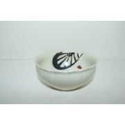 연대가좋은 분청자 철화화문 화형완