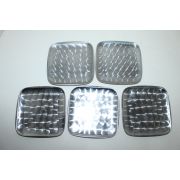 스텐레스재질로된 사각차반 5점