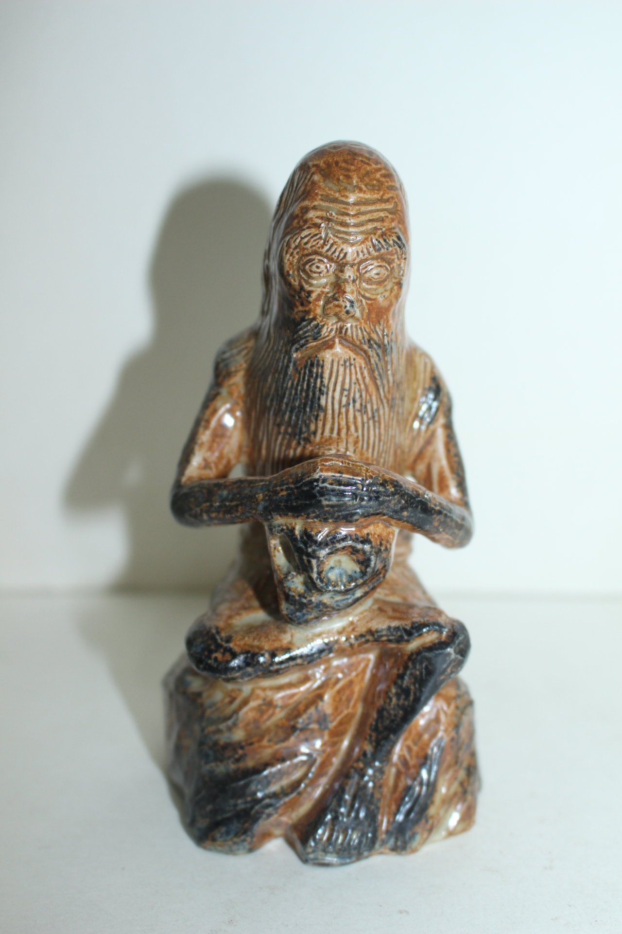 청자 도자기 도인 조각상