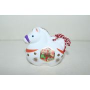 도자기 말모양 방울