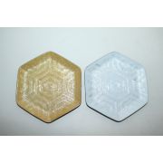 묵직한 금속칠보로된 육각완 2점