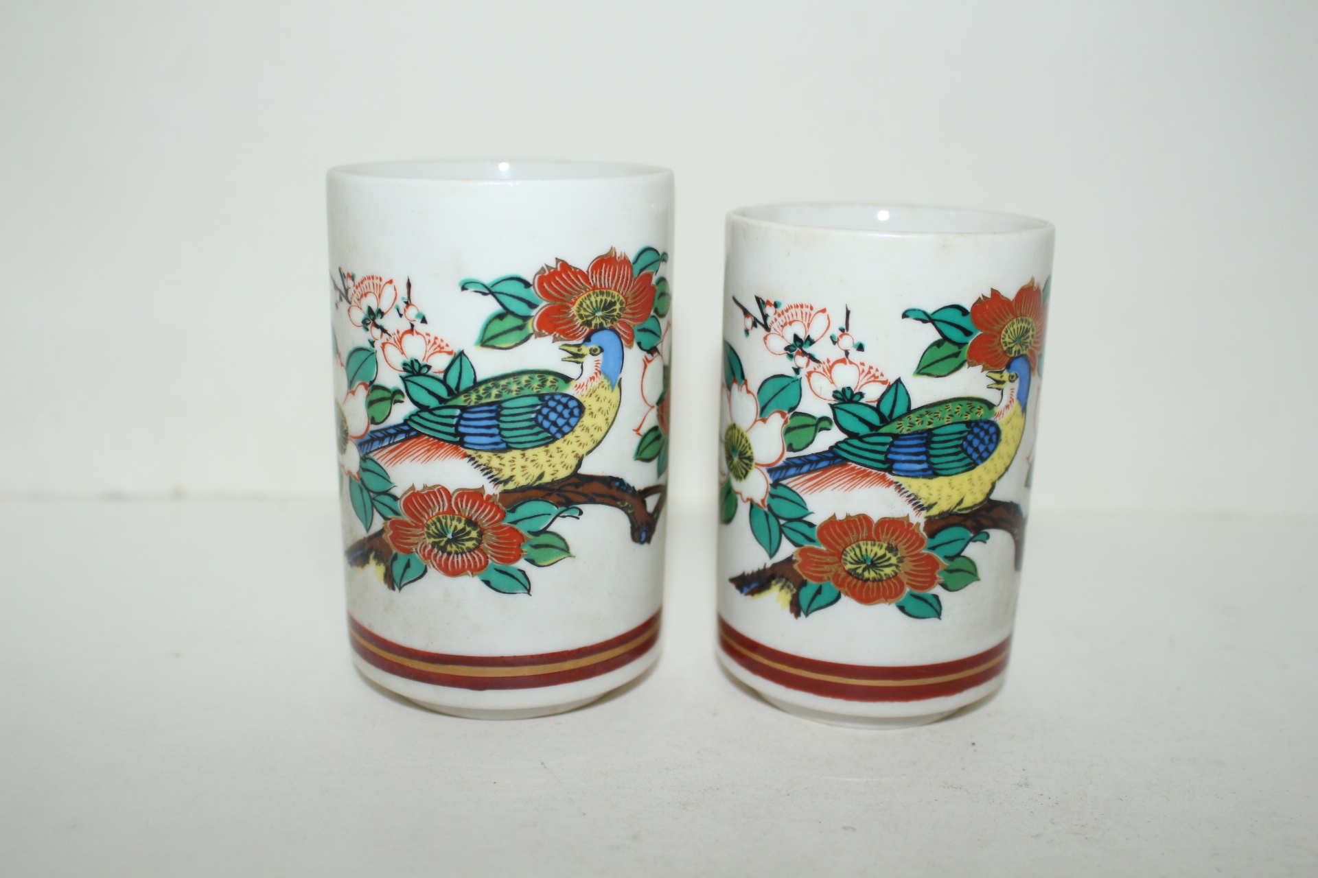 구다니 청화백자진사화문 부부잔셋트