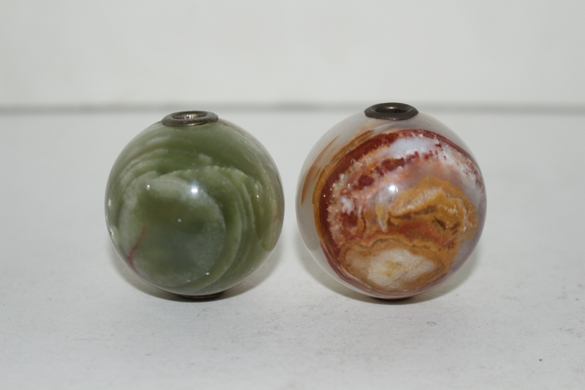 문양이 좋은 무뉘옥돌로된 추(풍진)