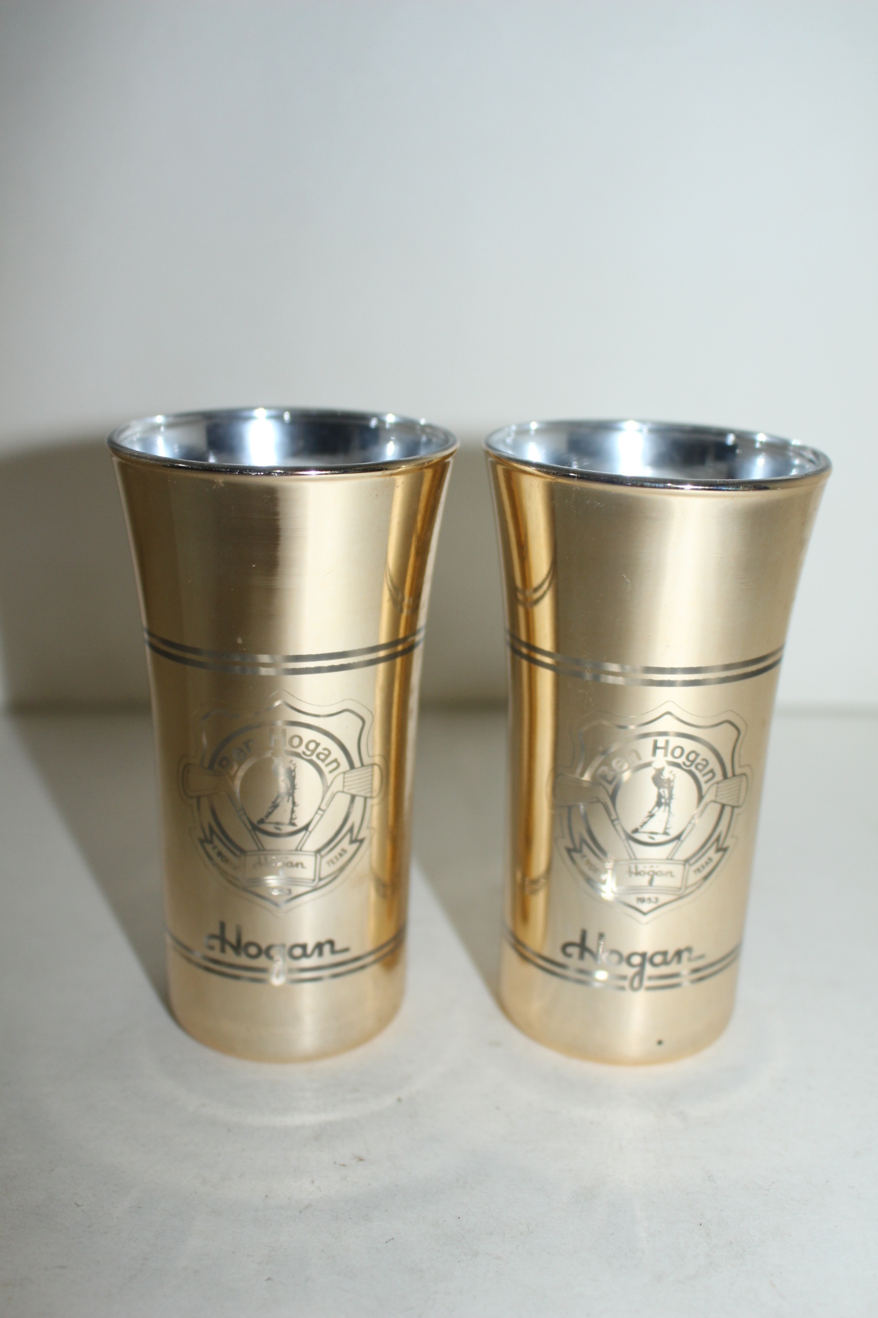 은채된 유리잔 2점