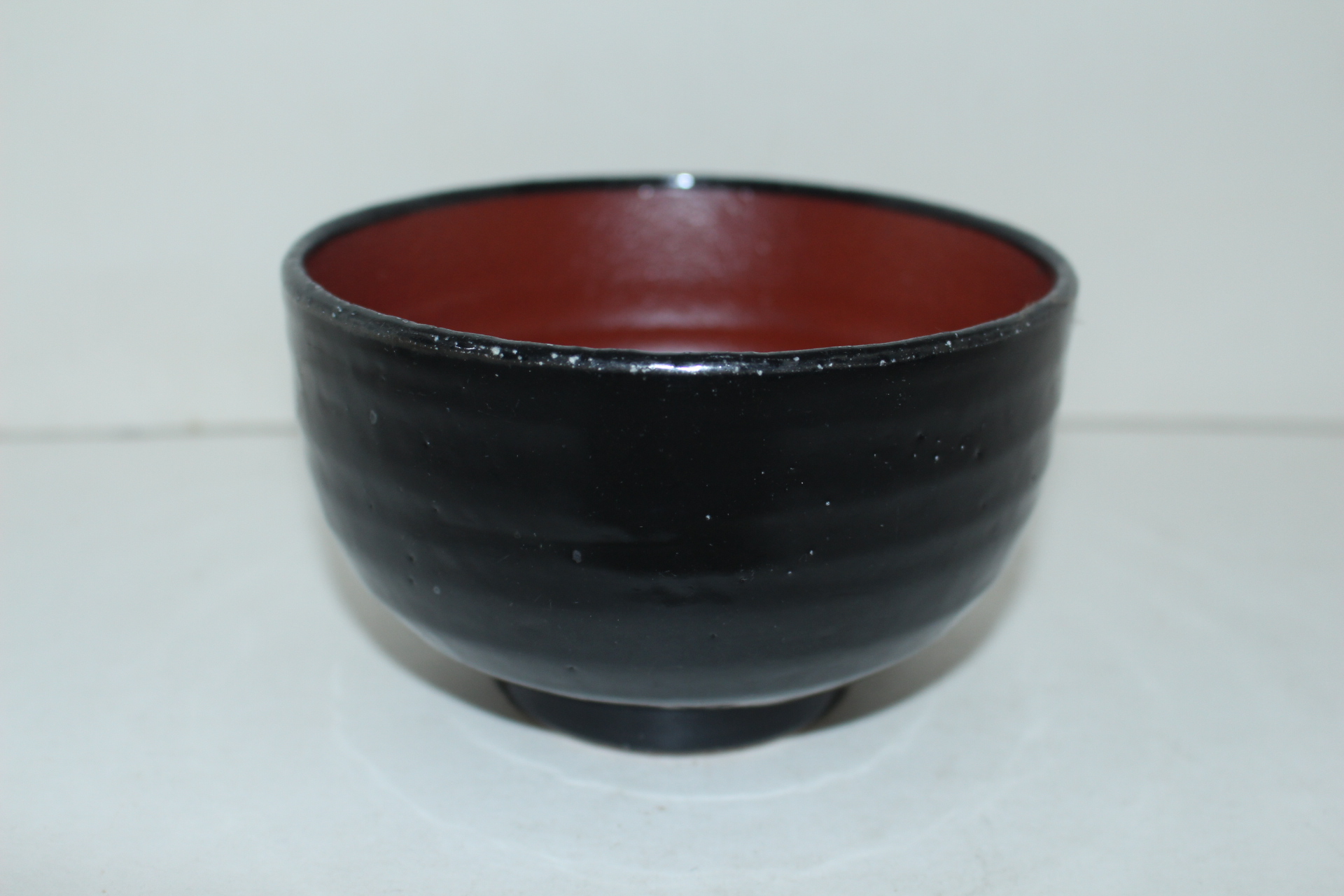 흑유청자 진사대완