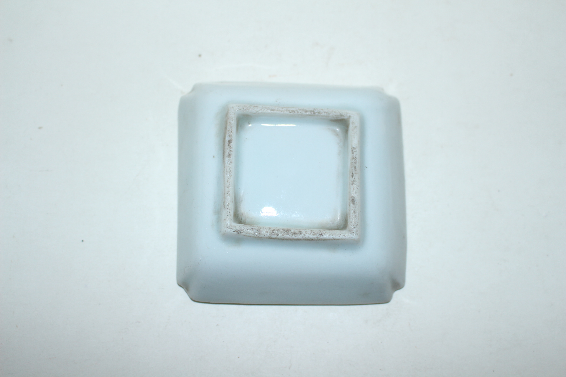 연대가좋은 청화백자화문 사각완