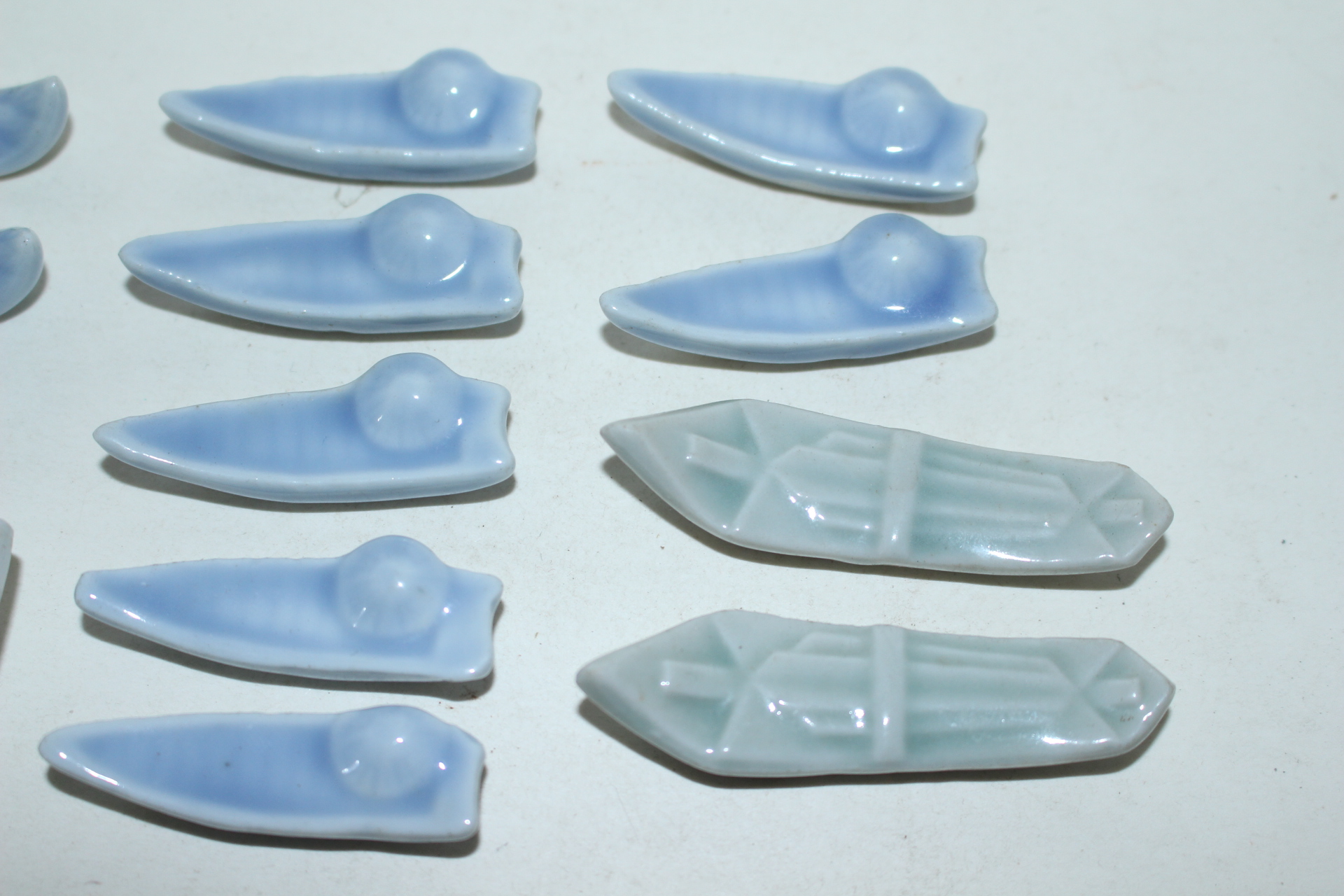 연대가좋은 청화백자 저분받침 일괄