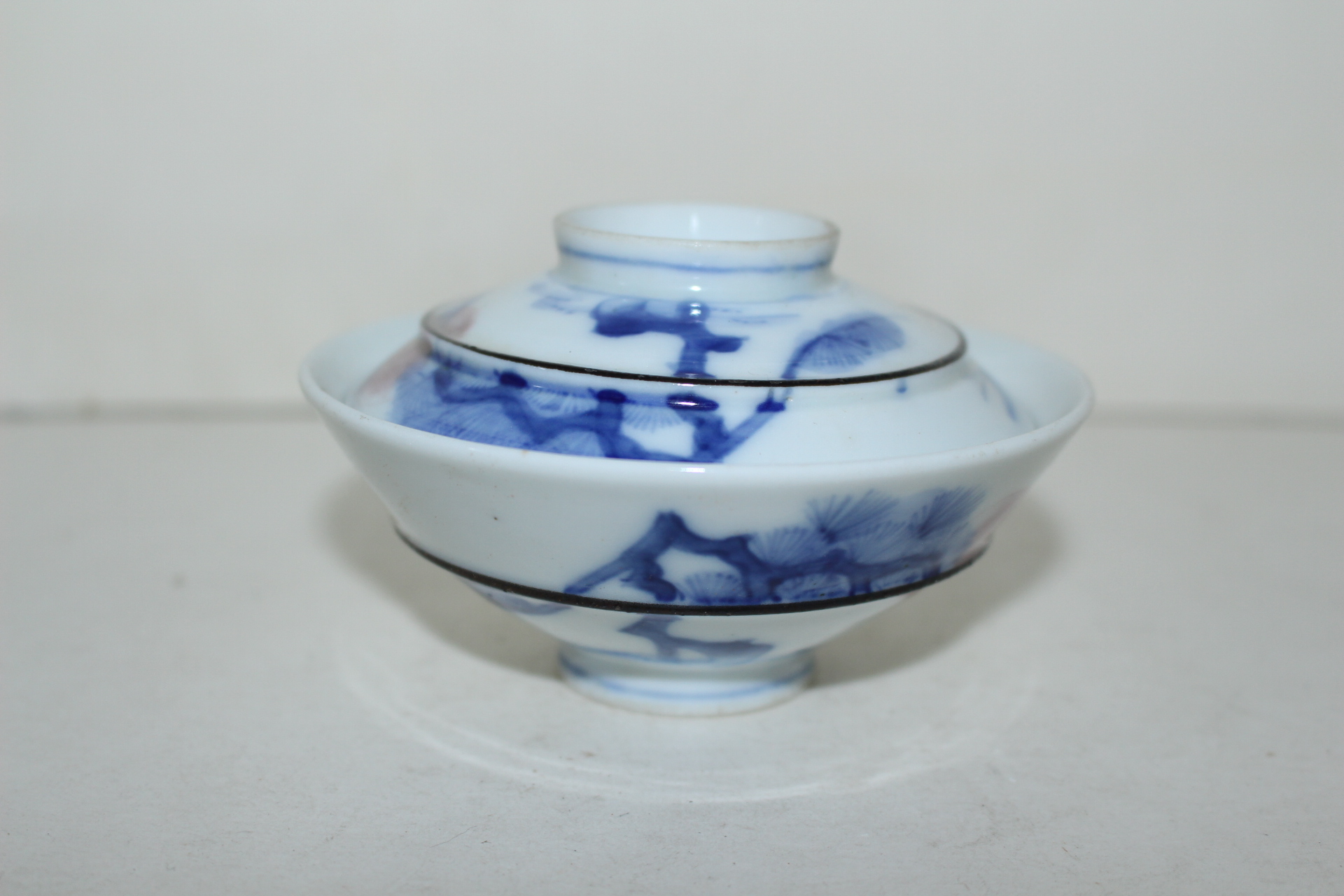 연대가좋은 이마리 청화백자노송문 개완