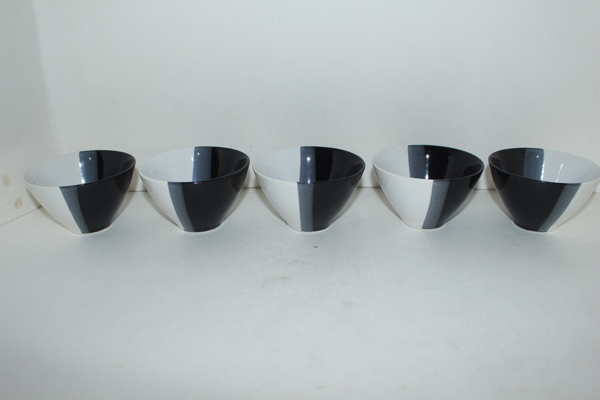 청자 흑백잔 5점