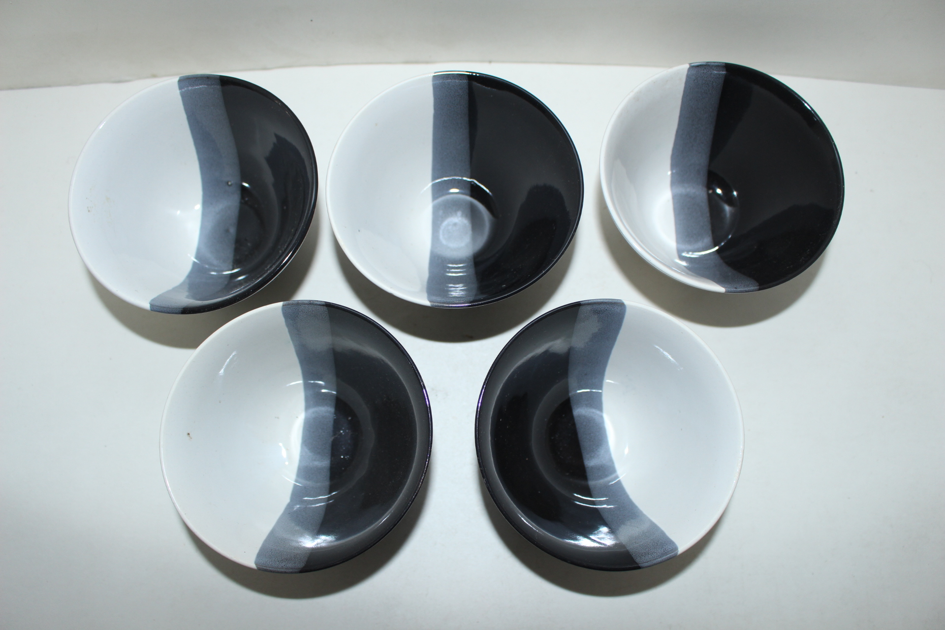 청자 흑백잔 5점