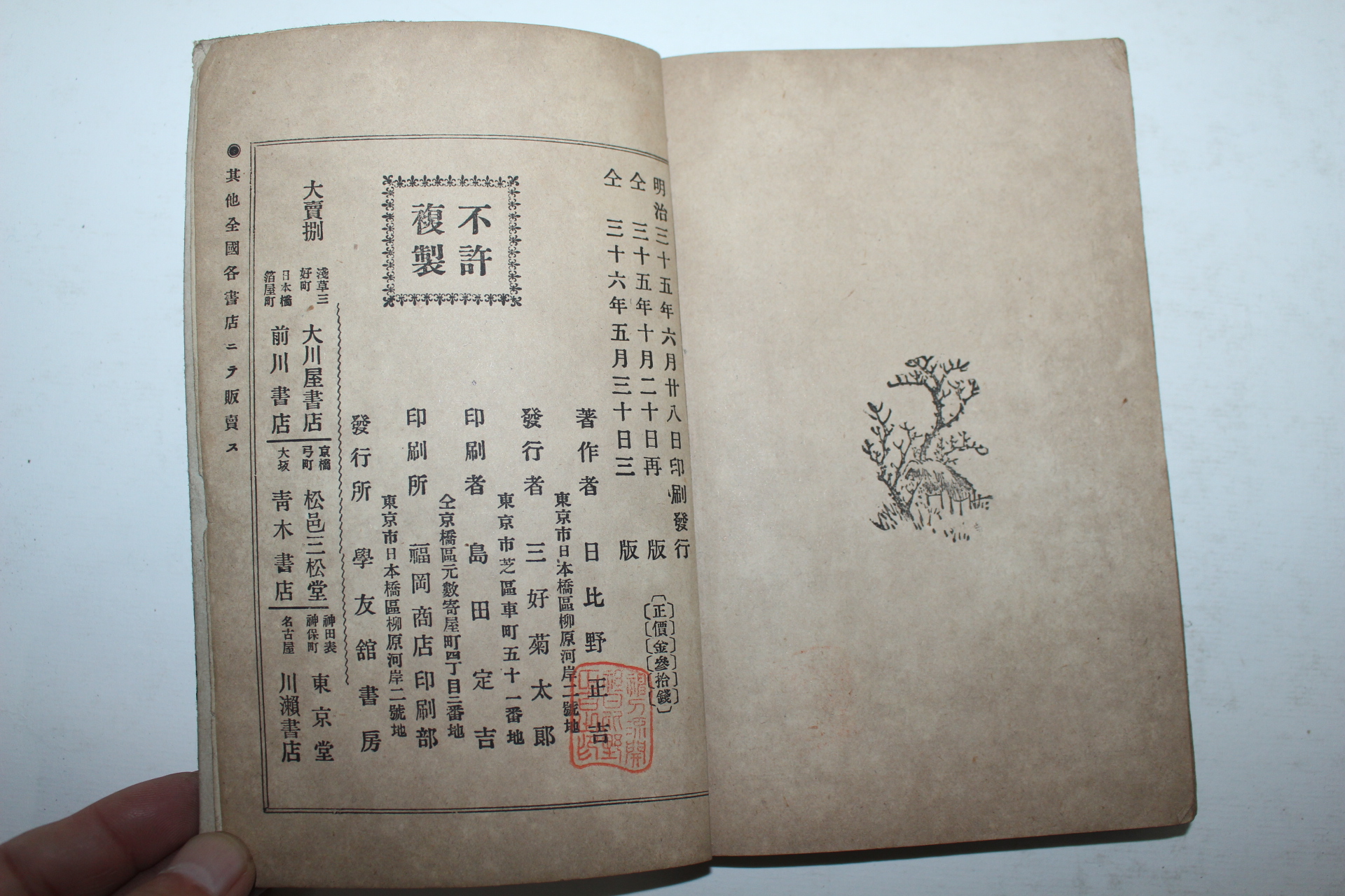 1903년(명치36년) 일본간행 천하무적 검무술(劍舞術) 1책완질