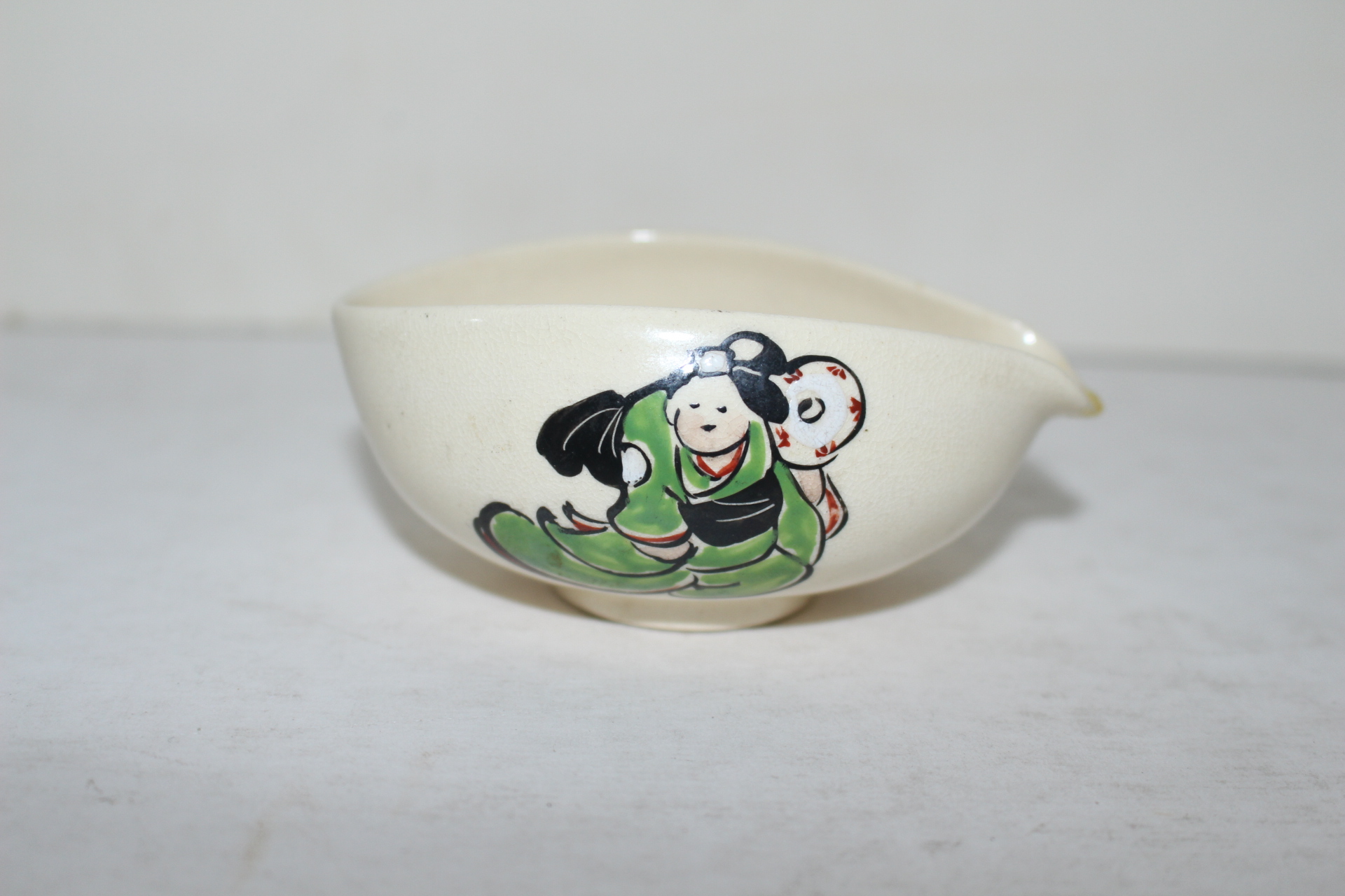 사스마 분청자 철화인물문 수구