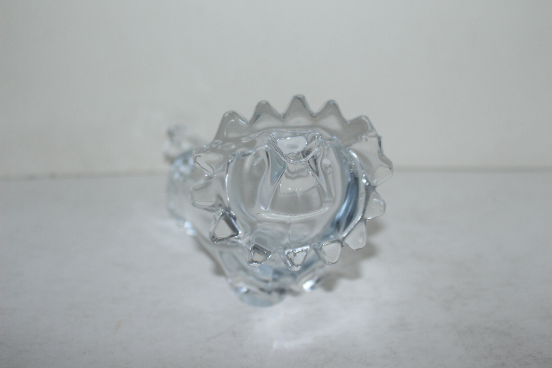 크리스탈 사자모양 조각품