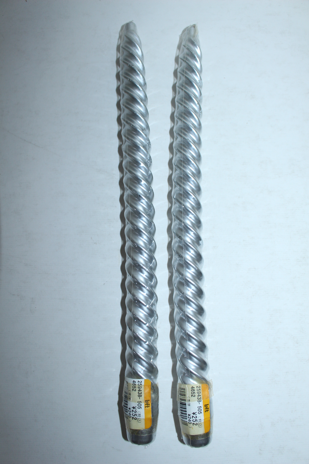 미사용 꽈배기 초 2점