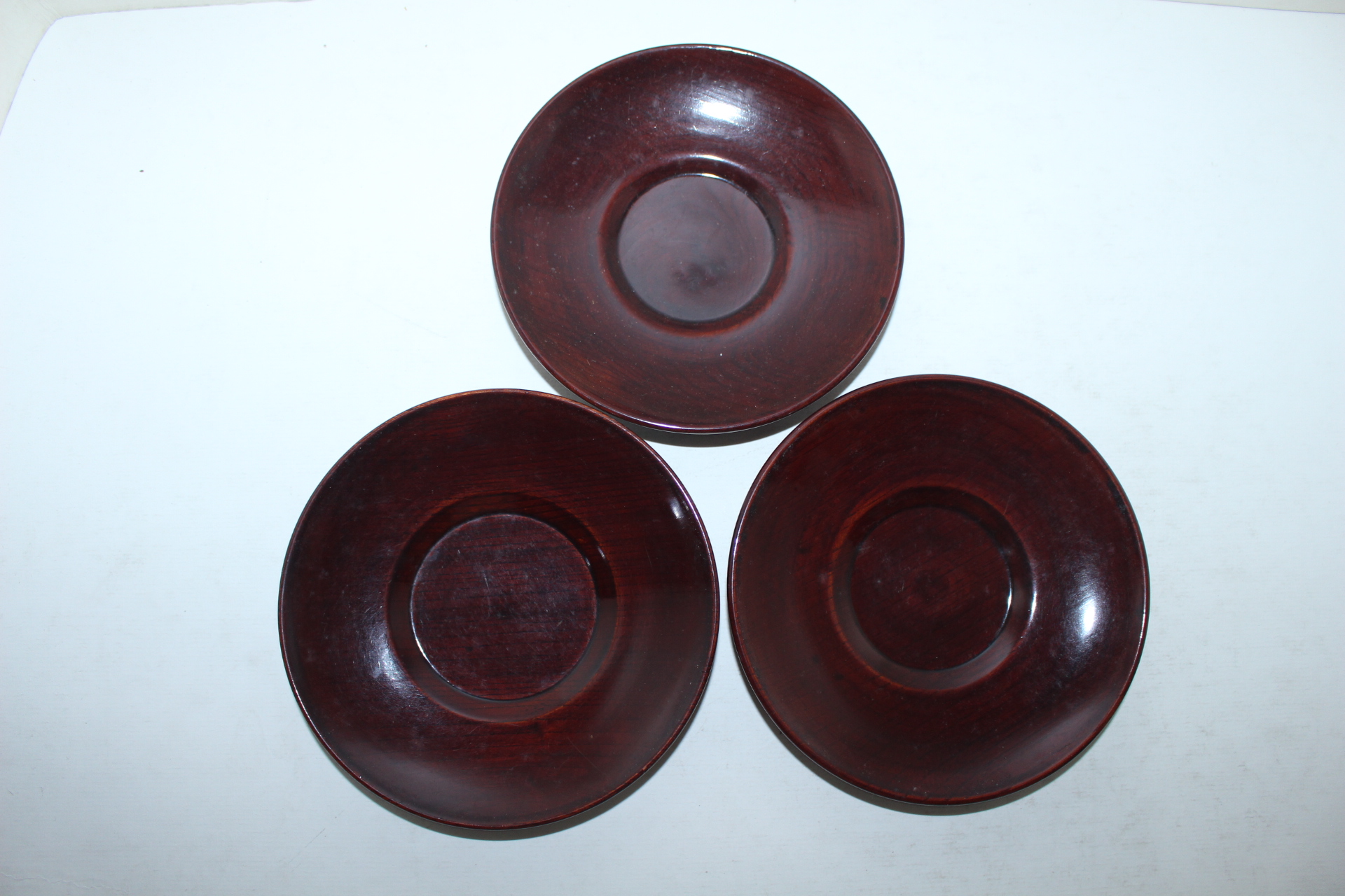 나무로된 차탁 3점