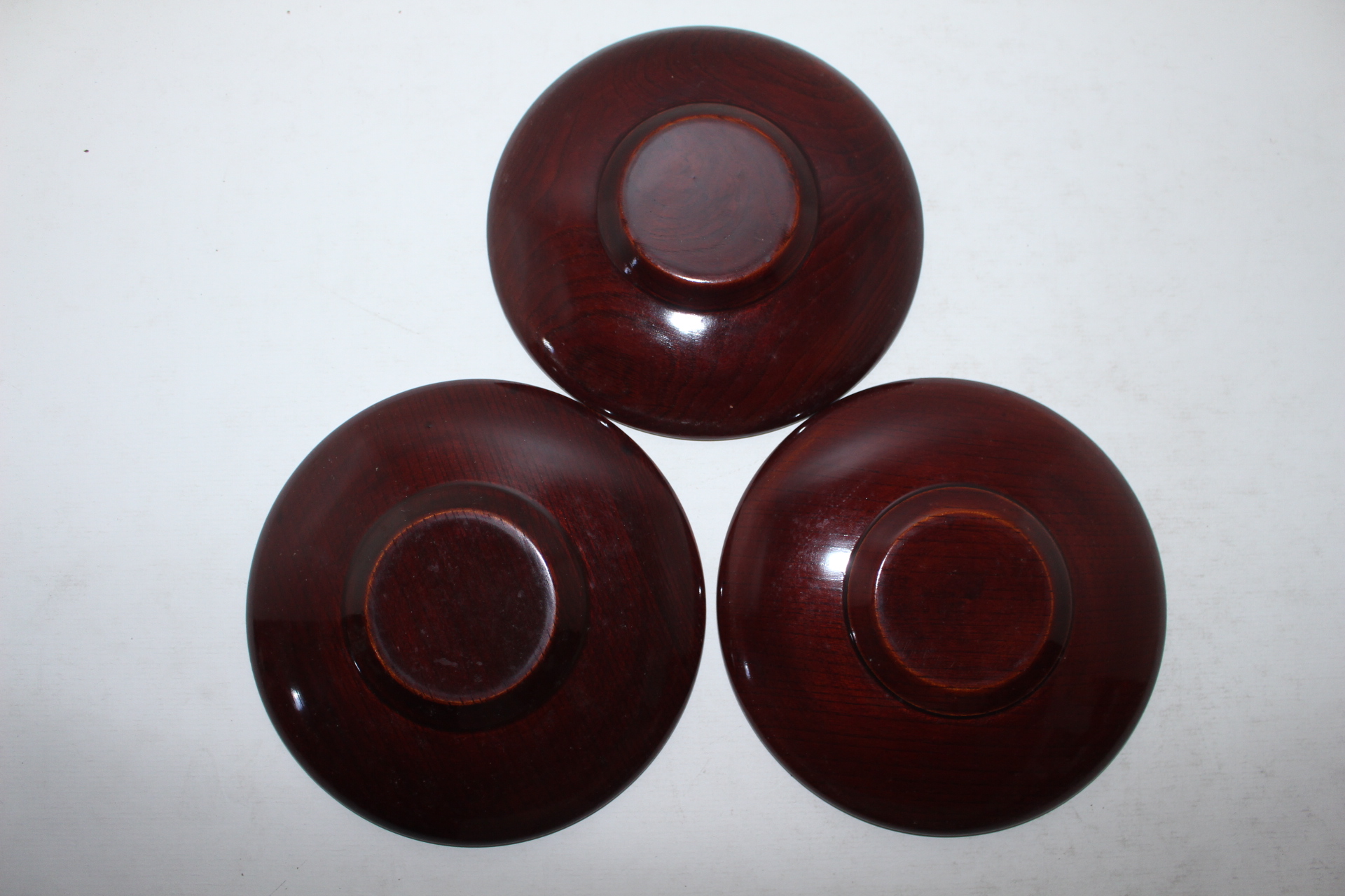 나무로된 차탁 3점