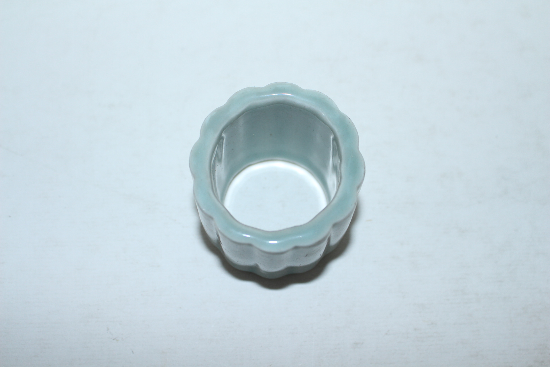 청자죽절 차도구(두껑받침)