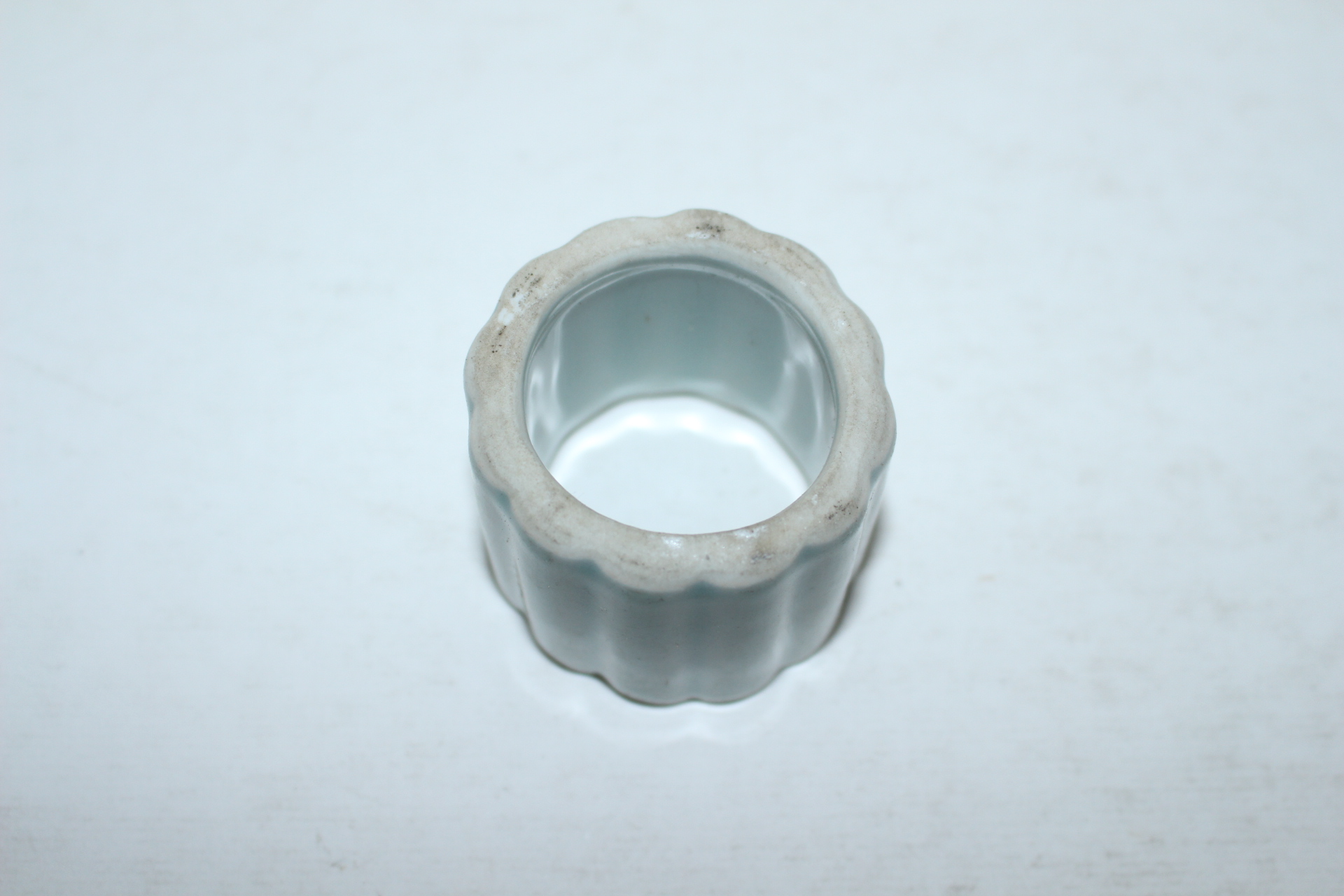 청자죽절 차도구(두껑받침)