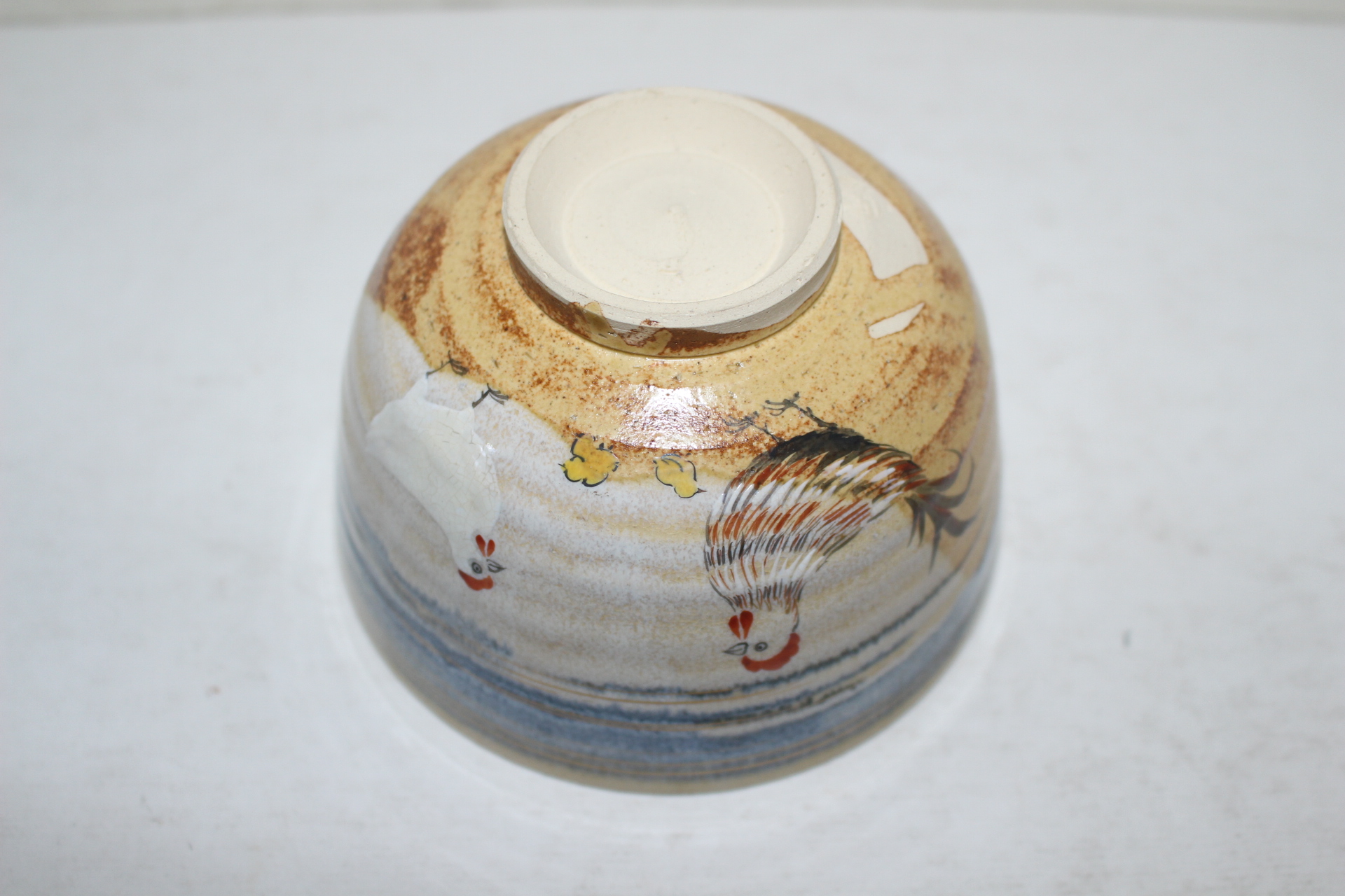 분청자 닭문 말찻잔