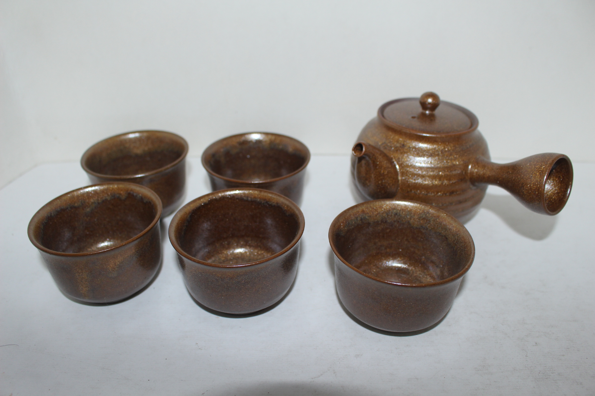 덴모꾸철화 청자 5인다관셋트