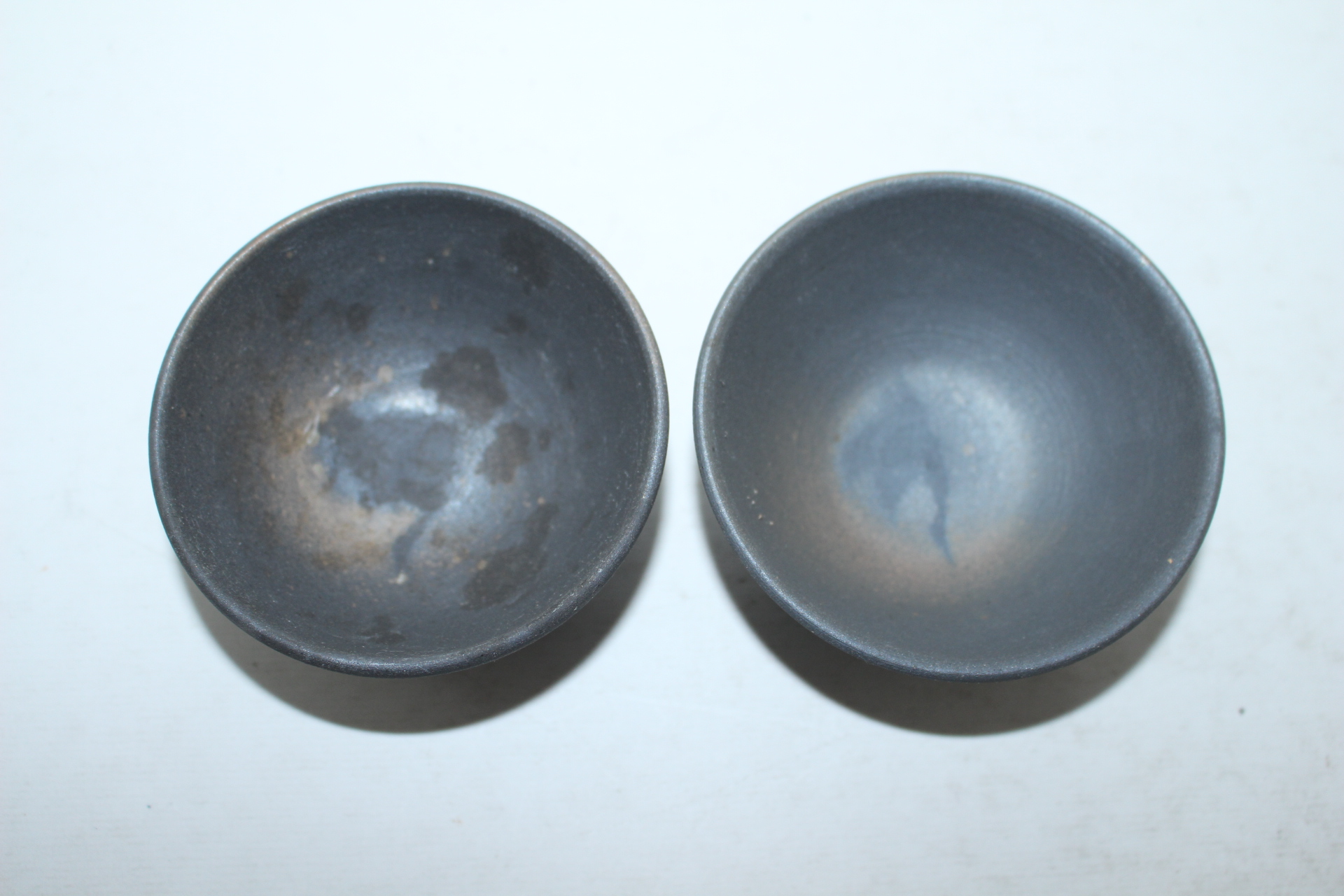 시가라끼 청자잔 2점