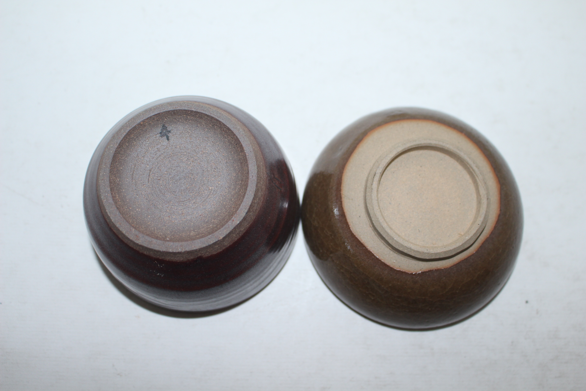 덴모꾸철화청자 잔 2점