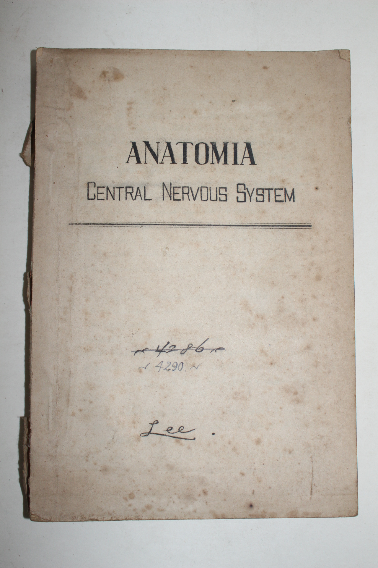 1953년 철필본 ANATOMIA