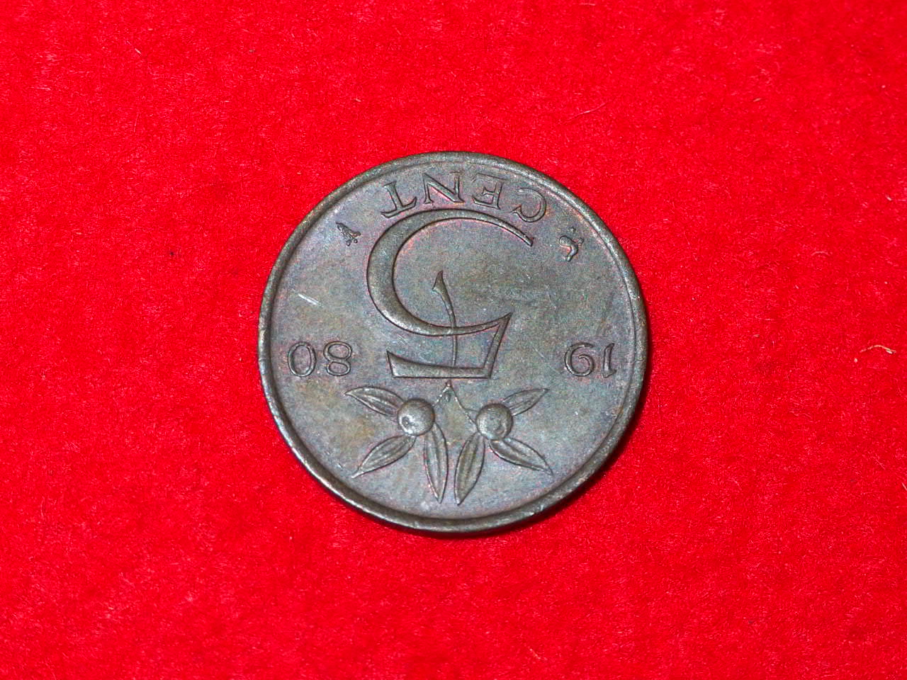 1980년 오센트 동전