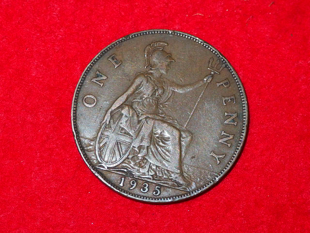 1935년 원페니 동전