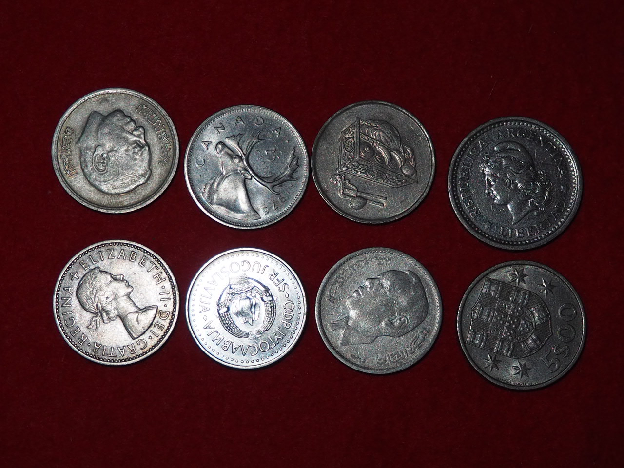 1970년외 외국동전 8점