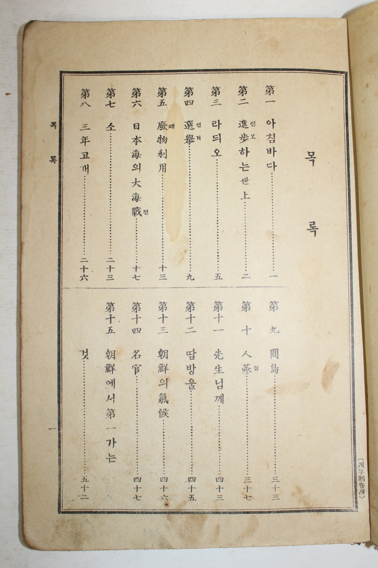 1937년 조선어독본 권4