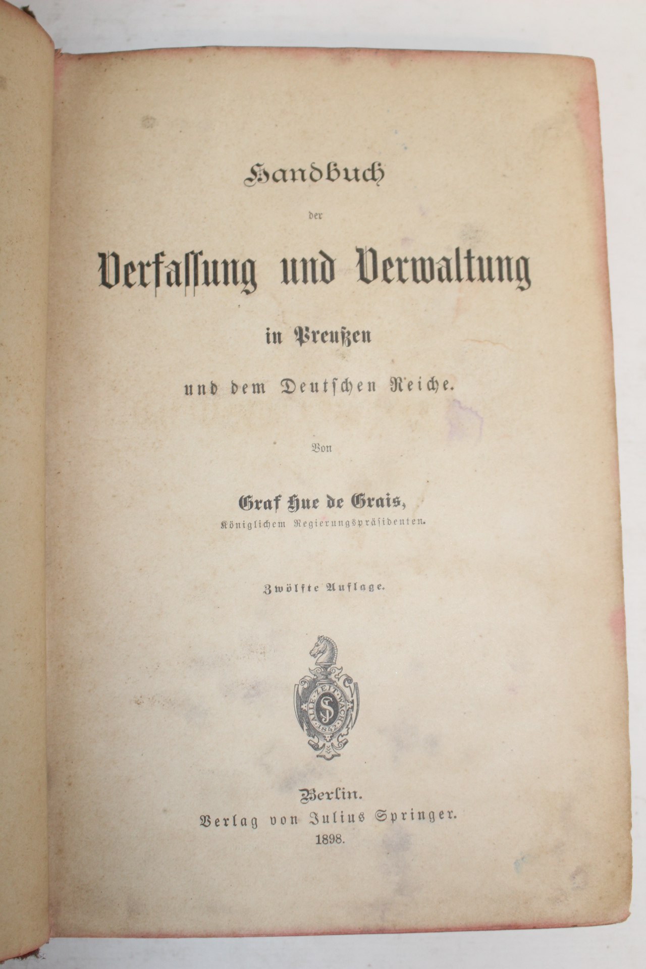 1898년 독일 베르린간행본 1책