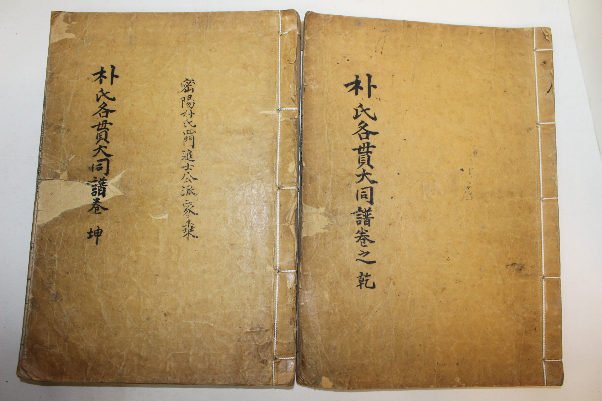 일제시기 석판본 박씨각관대동보(朴氏各貫大同譜) 2책완질