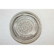 분청사기 국화인화문완