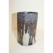 철화청자 유약흘림이 좋은 필통