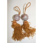 무뉘옥돌로된 추(풍진) 1쌍