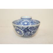 100년이상된 이마리 청화백자화문 개완