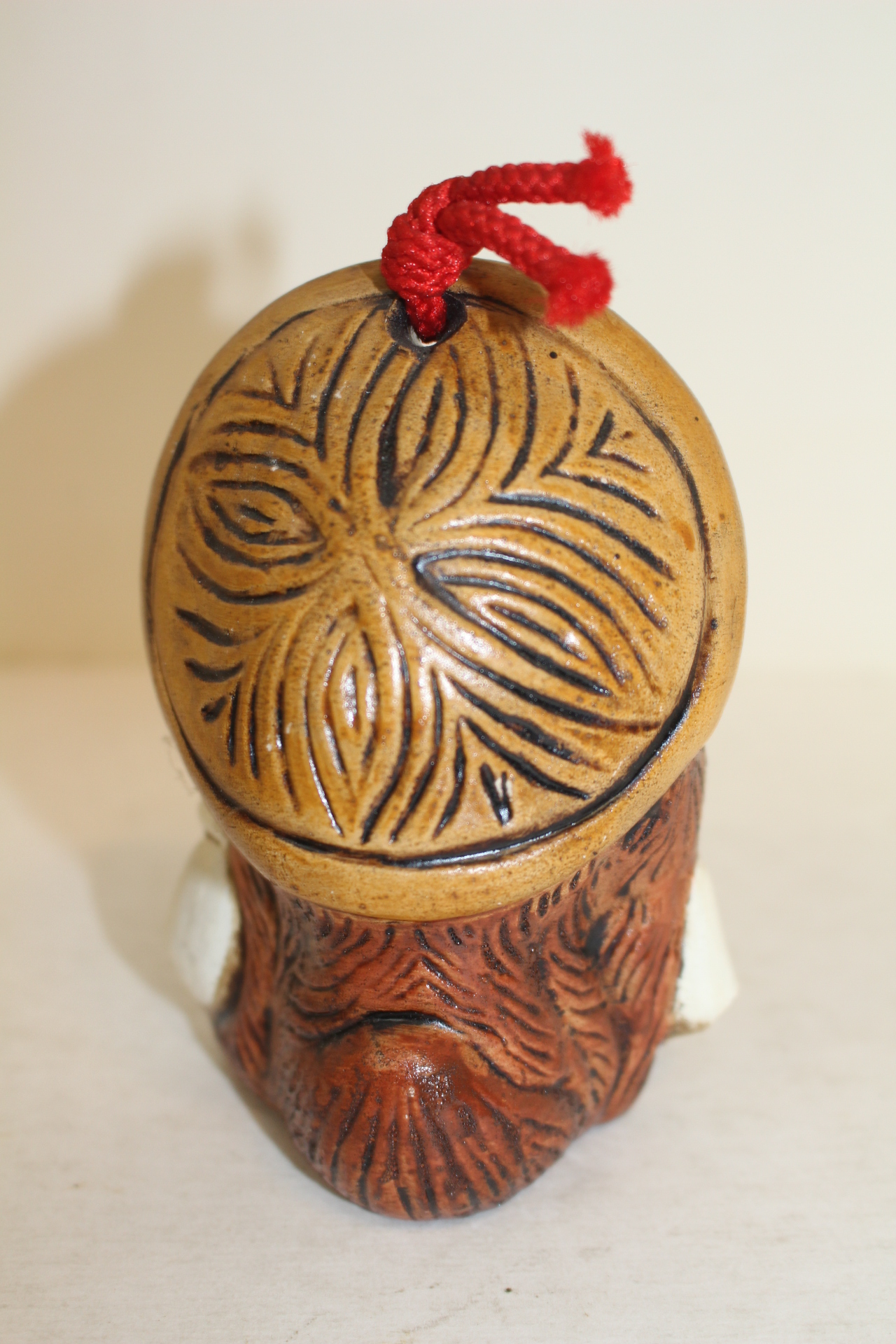 청자도자기 곰 조각 방울