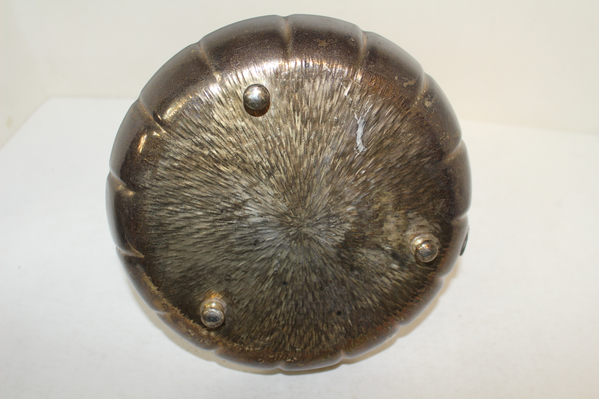 은합금 화형 손잡이 있는 차반